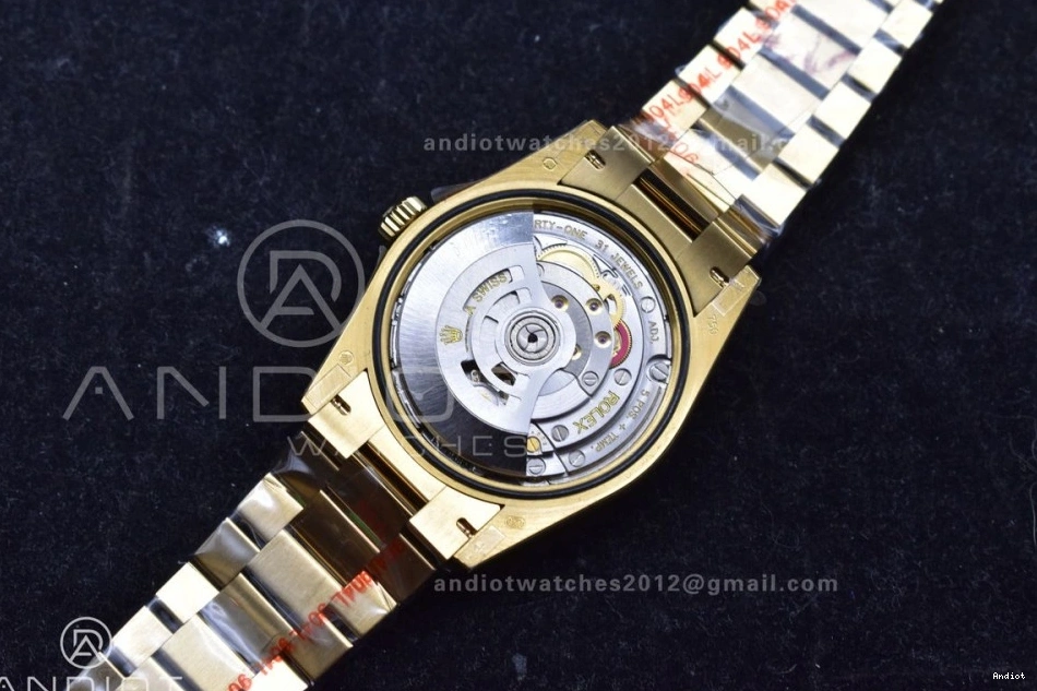 QF V5 Edition Bracelet Dial 36 President Best Weight) Steel on Gold vr3255 YG DayDate 904L (Gain 1115